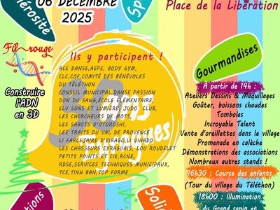 Animations pour le Téléthon