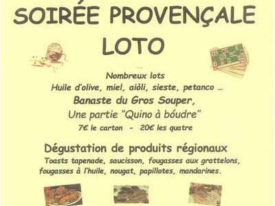 Soirée Provençale Loto