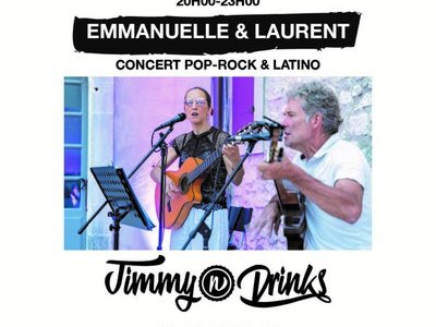 Concert "Emmanuelle & Laurent" chez Jimmy n Drinks