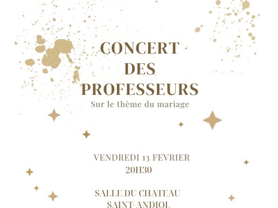 Concert des professeurs de l