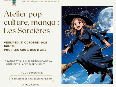 Atelier pop culture, manga : Les Sorcières