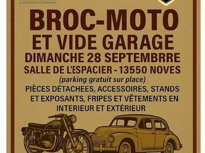 Broc Moto et vide garage