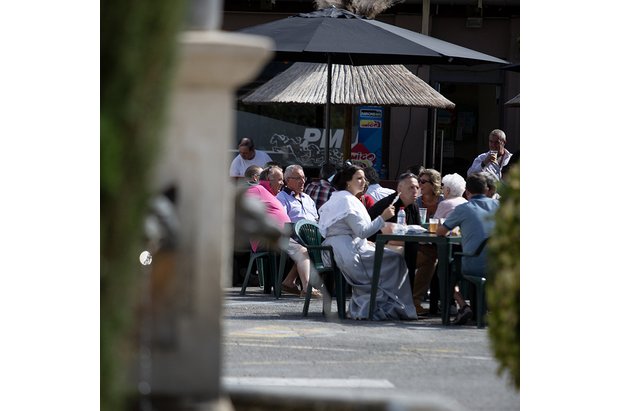 Fontaine des 4 renards, place des Allées à Châteaurenard