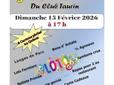 Loto du Club Taurin des Paluds