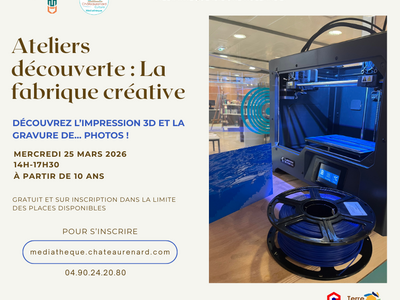 Ateliers découverte : La fabrique créative