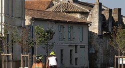 Cyclistes à Verquières