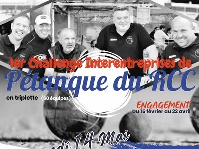 1er Challenge Interentreprises de Pétanque du RCC