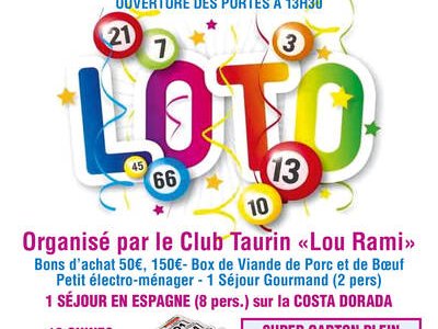 Loto du Club Taurin Lou Rami