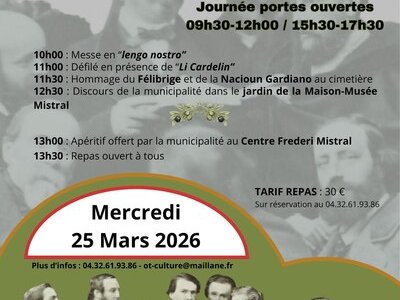 112 ème Commémoration  de la mort de Frédéric Mistral