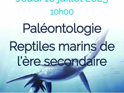 Paléontologie - Reptiles marins de l'ère secondaire