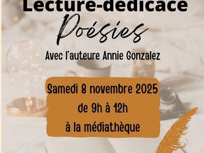 Lecture - dédicace Poésies