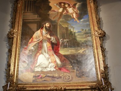Tableau Saint-Eloi et le miracle du pied de cheval coupé