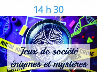 Atelier "Jeux de société énigmes et mystères"