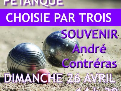 Concours de boules "Souvenir André Contréras"