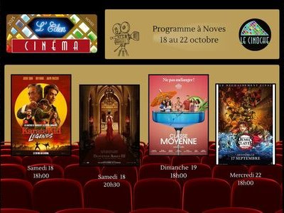 Programme Cinéma de L'Eden