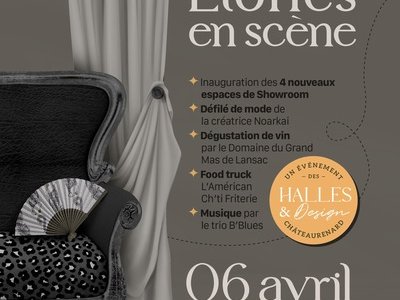 "Etoffes en scène" aux Halles & Design