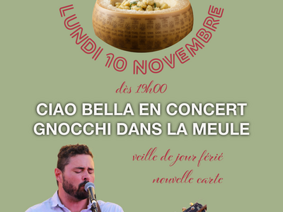 Concert "Ciao Bella" chez Cucinava