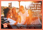 Aucun vis-à-vis à part les cigales