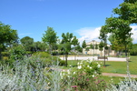 L'esplanade de la Gare à Plan d'Orgon